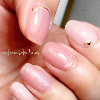 春 グレージュ マニキュアのネイルデザイン ネイルブック