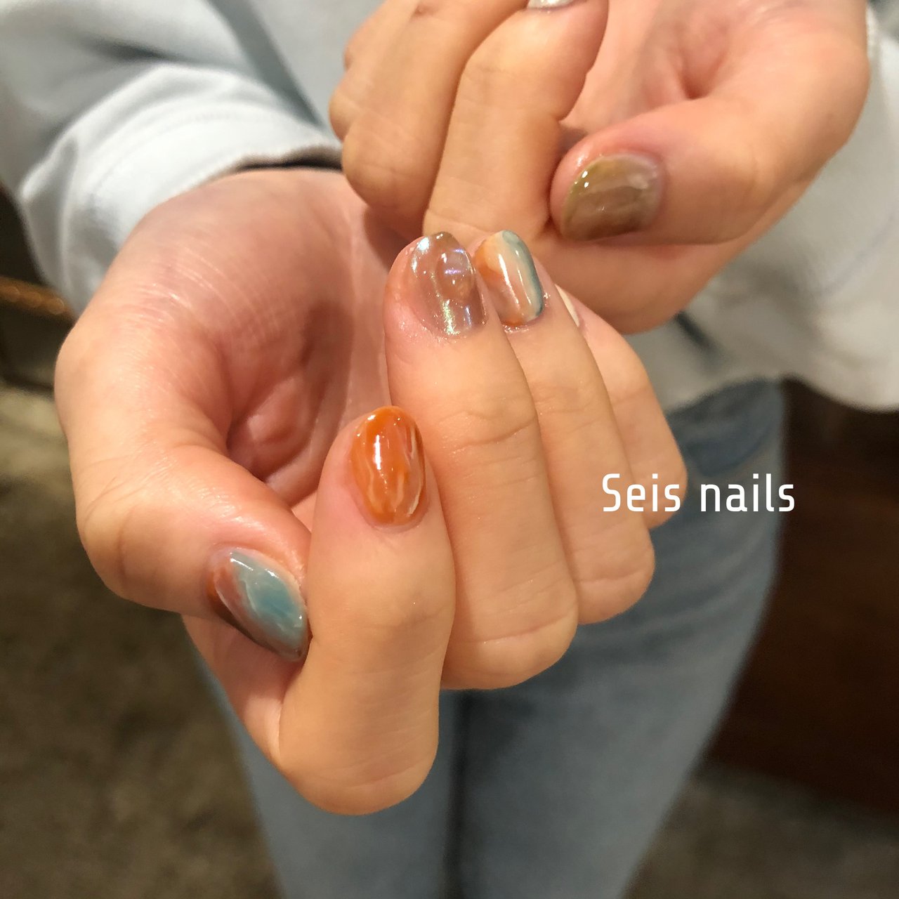 ハンド Seis Nailsのネイルデザイン No ネイルブック