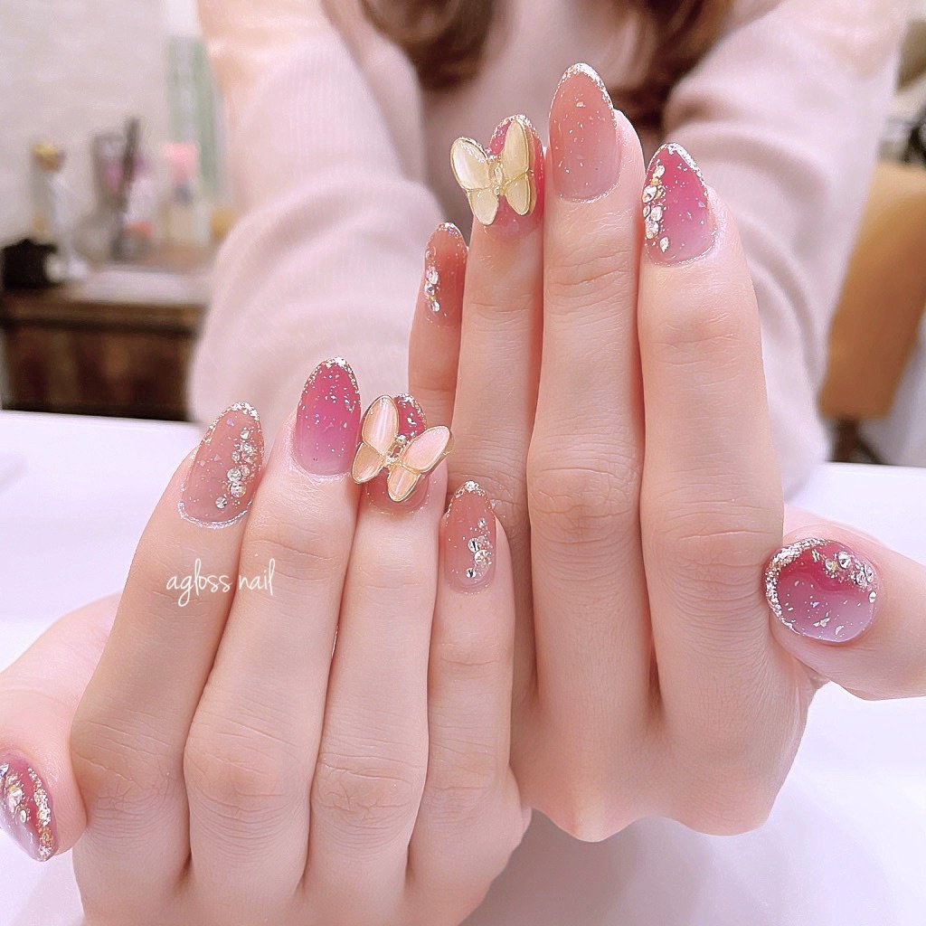 春 夏 秋 冬 ハンド Agloss Nailのネイルデザイン No ネイルブック