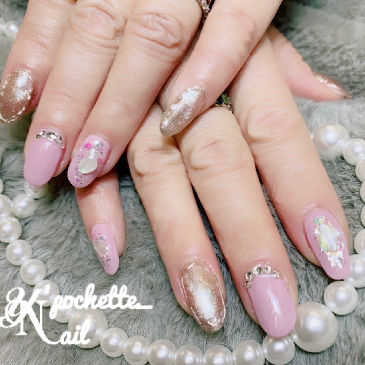 春 卒業式 入学式 ハンド ホログラム Yukaのネイルデザイン No ネイルブック