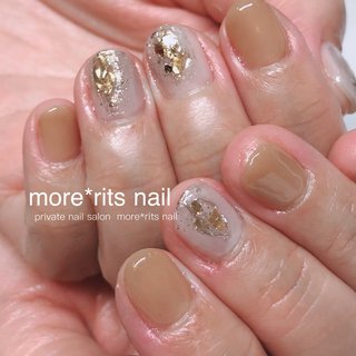 イエローオレンジのネイルデザイン ネイルブック