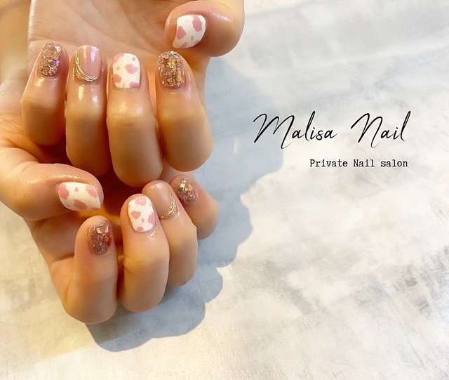 春 卒業式 入学式 ハンド アニマル柄 Malisa Nail Mariyaのネイルデザイン No ネイルブック