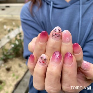 ピンクパンサーのネイルデザイン ネイルブック