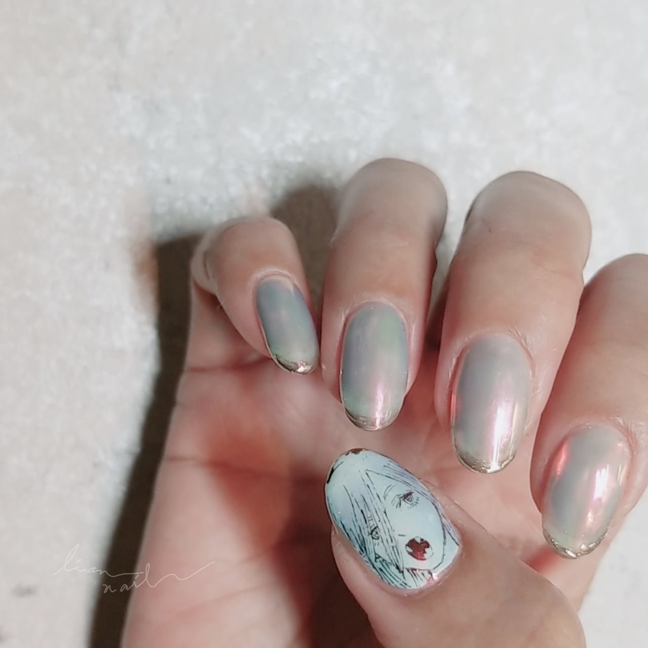 ハンド 痛ネイル キャラクター ジェルネイル Lian Nail リアン ネイル のネイルデザイン No ネイルブック