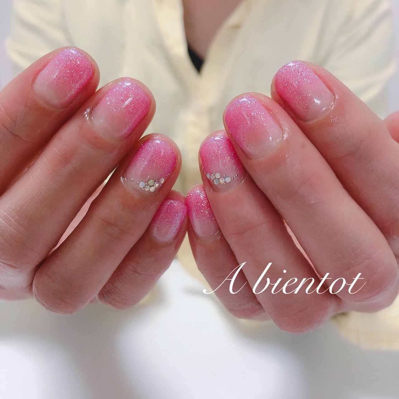オールシーズン オフィス ブライダル パーティー ハンド 京都伏見abientotprivatenailsalon カルジェル専門ネイルサロンの ネイルデザイン No ネイルブック