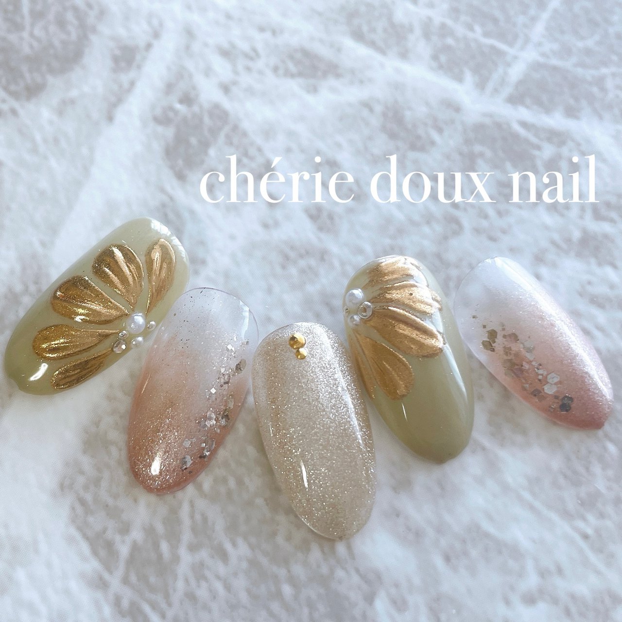 春 夏 卒業式 入学式 ハンド Cherie Doux Nail Eriのネイルデザイン No ネイルブック