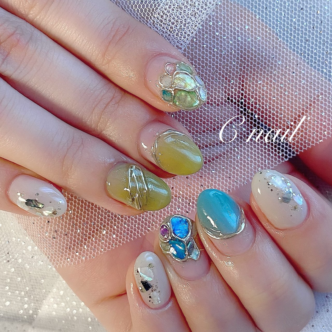 春 夏 海 リゾート ハンド 鈴鹿市 C Nailのネイルデザイン No ネイルブック