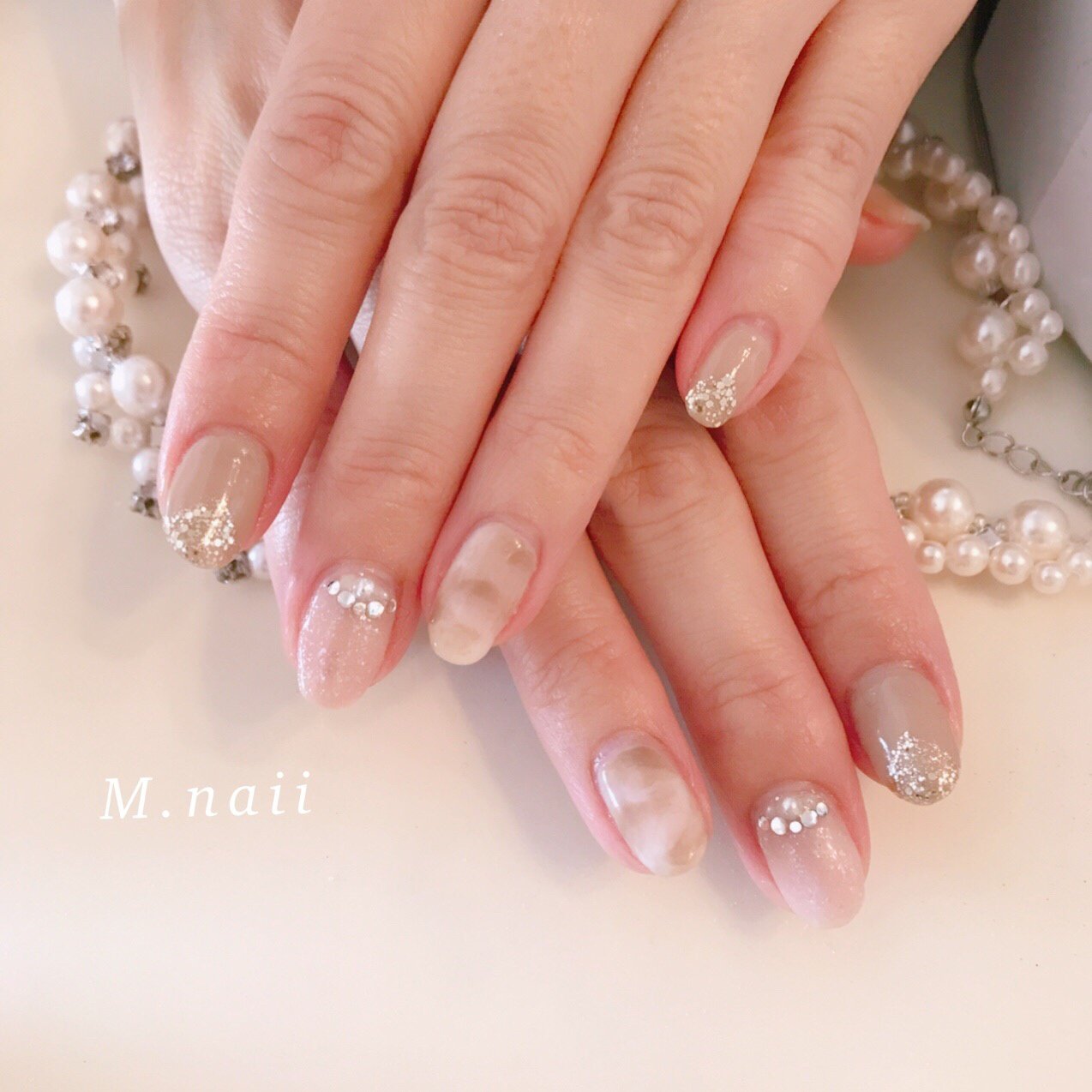 春 オールシーズン 入学式 女子会 ハンド Nail1212nail1212のネイルデザイン No ネイルブック