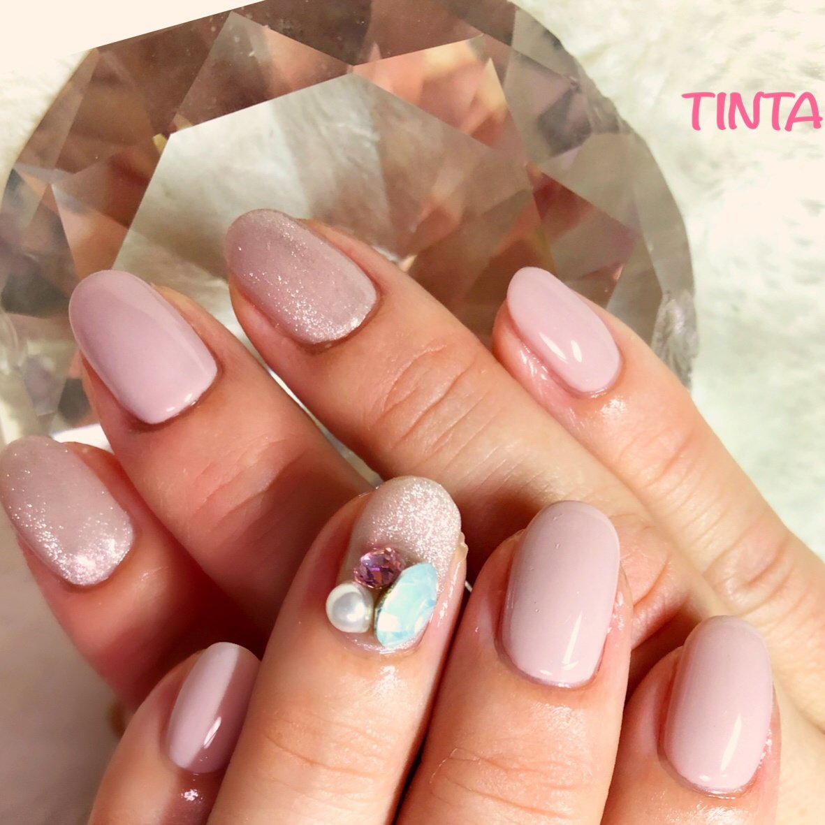 春 オフィス デート 女子会 ハンド Nail Tinta14のネイルデザイン No ネイルブック