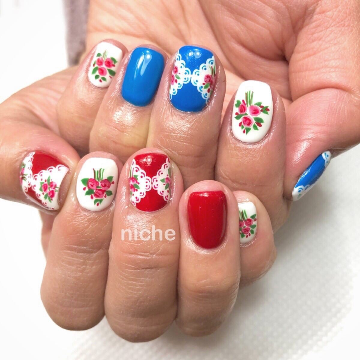 オールシーズン 旅行 海 リゾート ハンド Nailsalonniche ネイルサロンニッチのネイルデザイン No ネイルブック