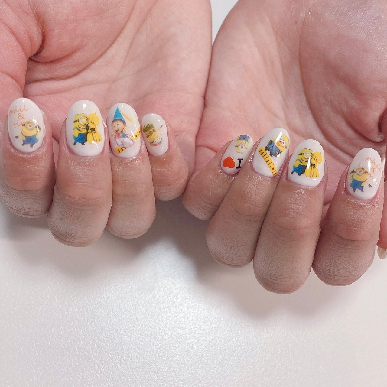 オールシーズン ハンド ワンカラー キャラクター ショート Yuuのネイルデザイン No ネイルブック