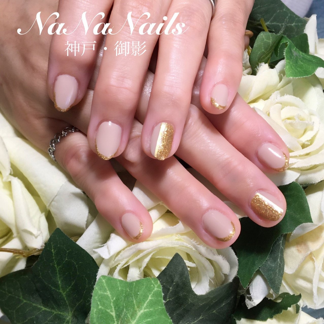 春 オフィス ブライダル パーティー ハンド Nananailsのネイルデザイン No ネイルブック