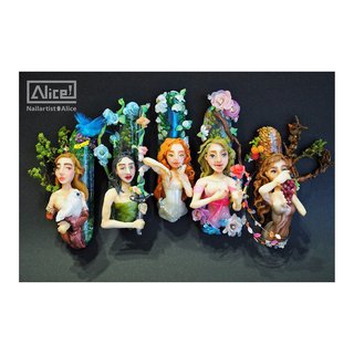 2026年】新着順｜#ミックスメディアアートのネイルデザイン｜ネイルブック