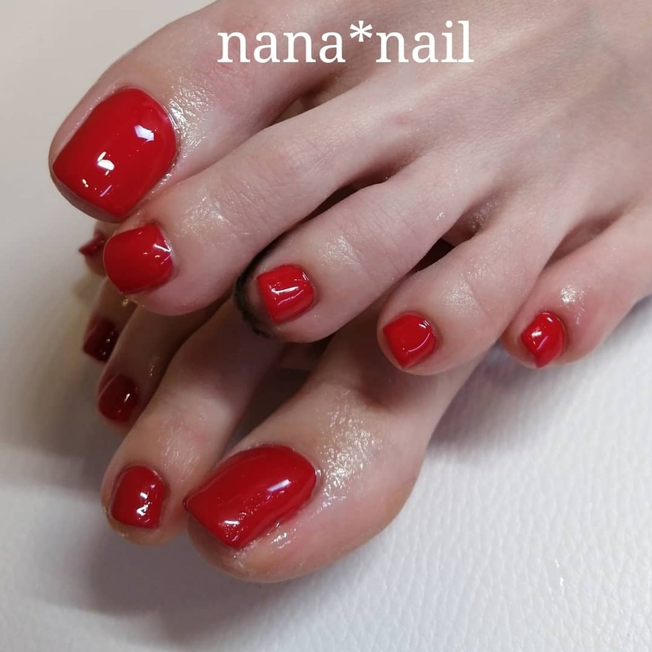 オールシーズン デート 女子会 フット シンプル Nana Nailのネイルデザイン No ネイルブック