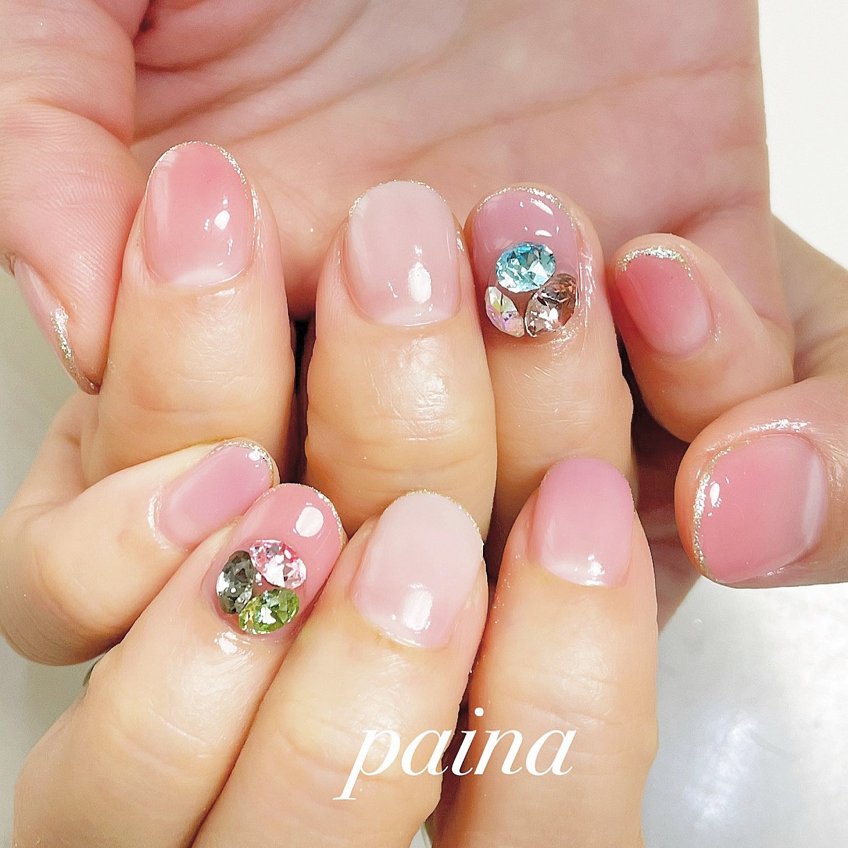 春 卒業式 入学式 オフィス ハンド 越谷市 ネイルパイナ Nailpainaのネイルデザイン No ネイルブック