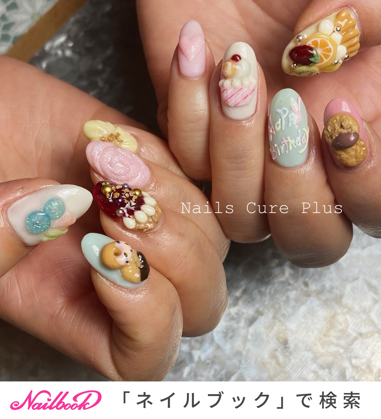 バースデーネイルのネイルデザイン ネイルブック