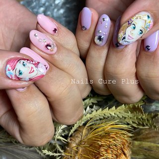 ディズニープリンセスのネイルデザイン ネイルブック