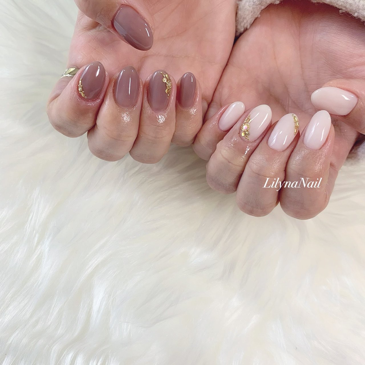 春 冬 オールシーズン 女子会 ハンド Nailsalon Lilynaのネイルデザイン No ネイルブック