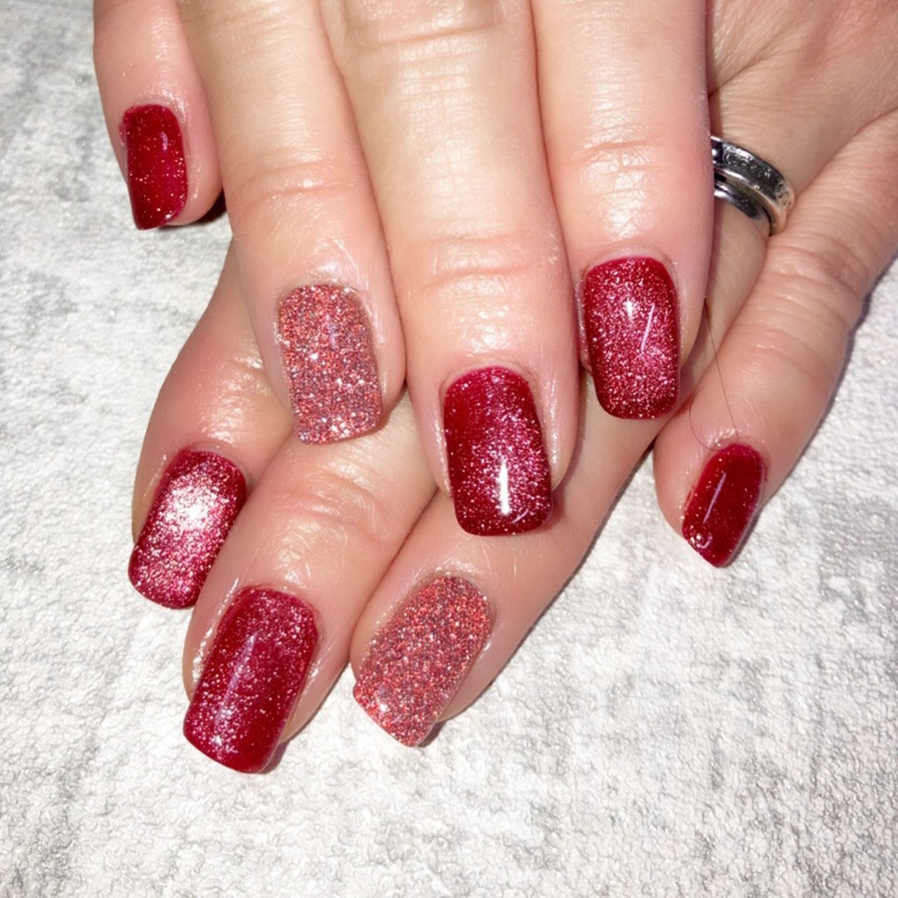 オールシーズン ハンド ラメ ワンカラー マグネット Kurumipan515のネイルデザイン No ネイルブック