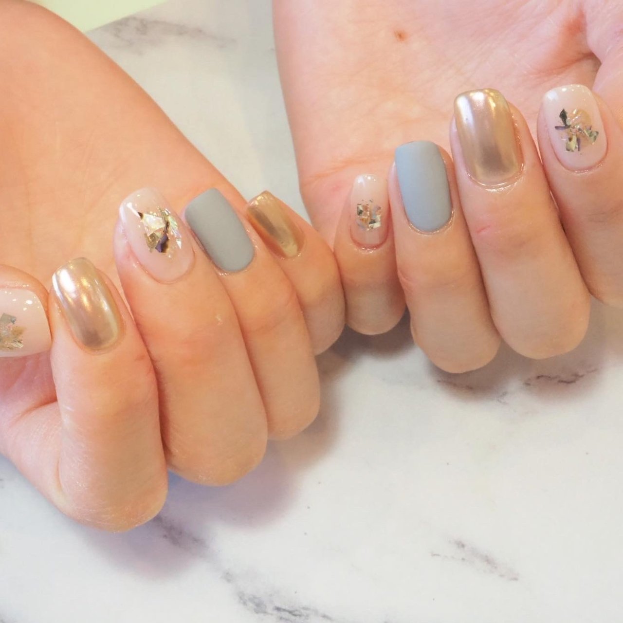 春 デート 女子会 ハンド シンプル Nailsalon Heavensのネイルデザイン No ネイルブック