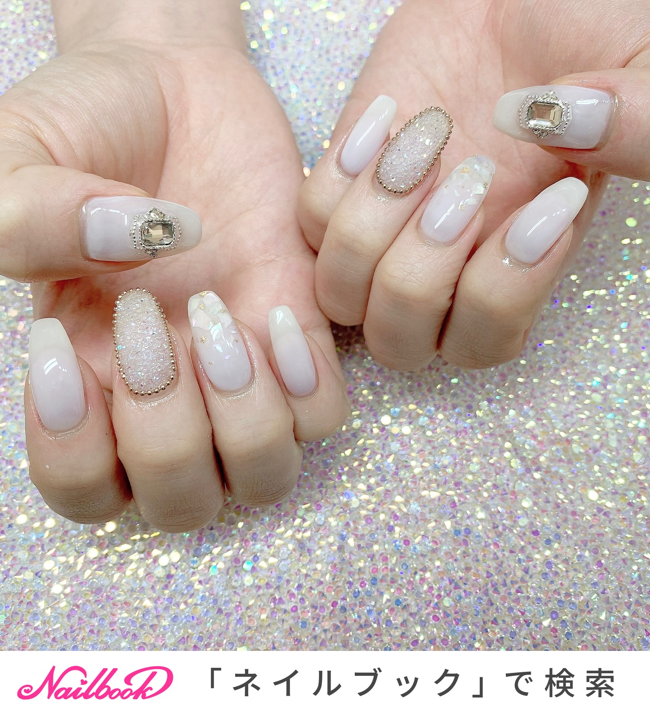 KiraNail HOLOGRAM 花びら ケース入 サクラピンク | Nail Labo