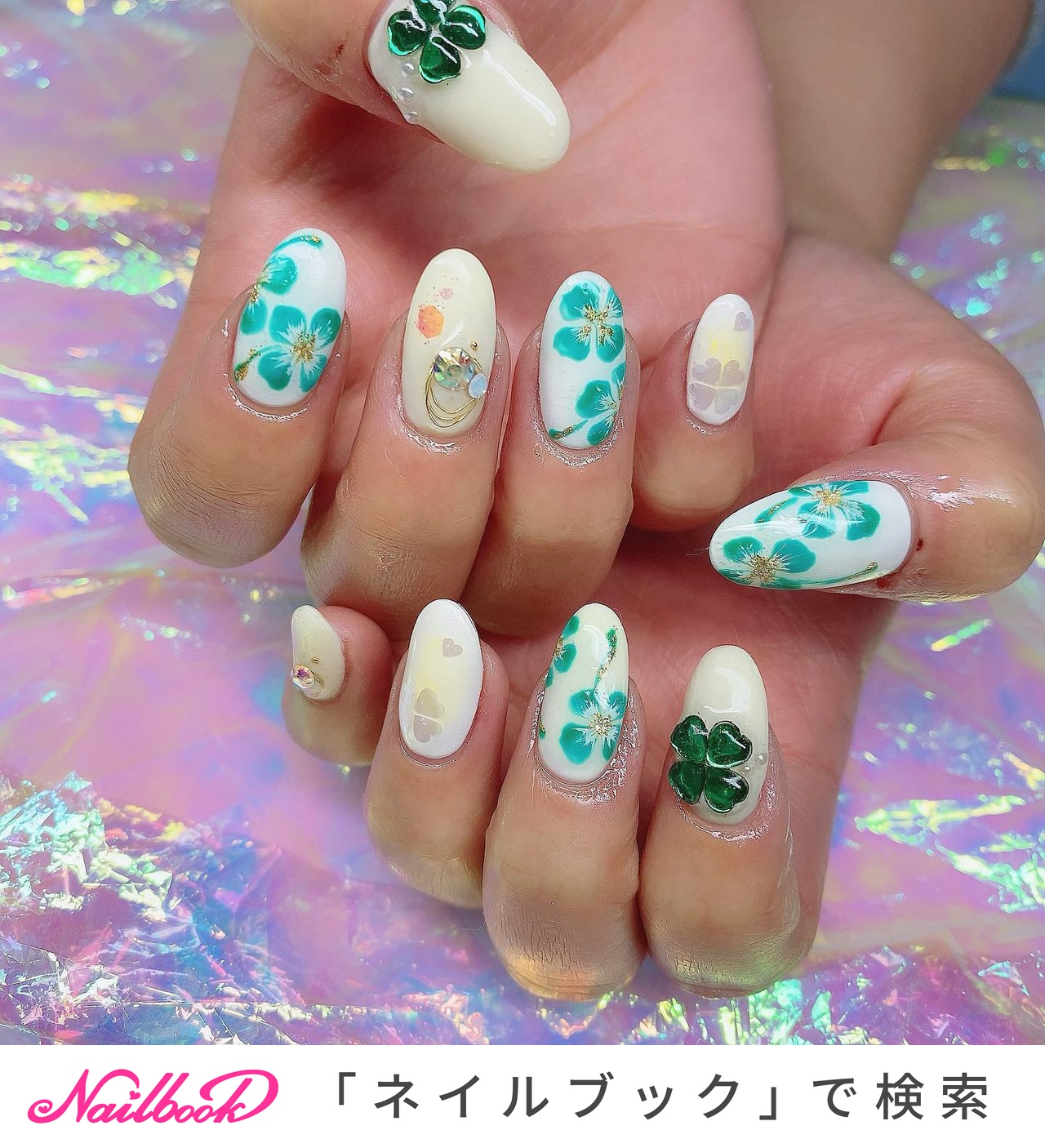 クローバーネイルのネイルデザイン ネイルブック