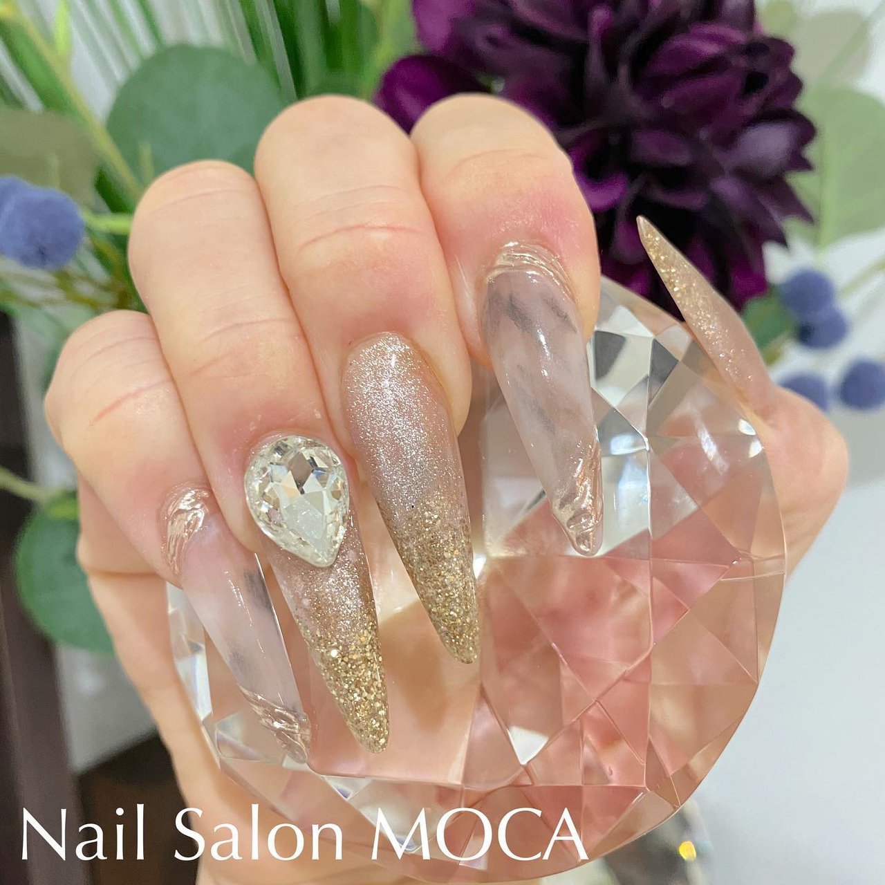 オールシーズン リゾート ブライダル パーティー ハンド Nail Salon Mocaのネイルデザイン No ネイルブック