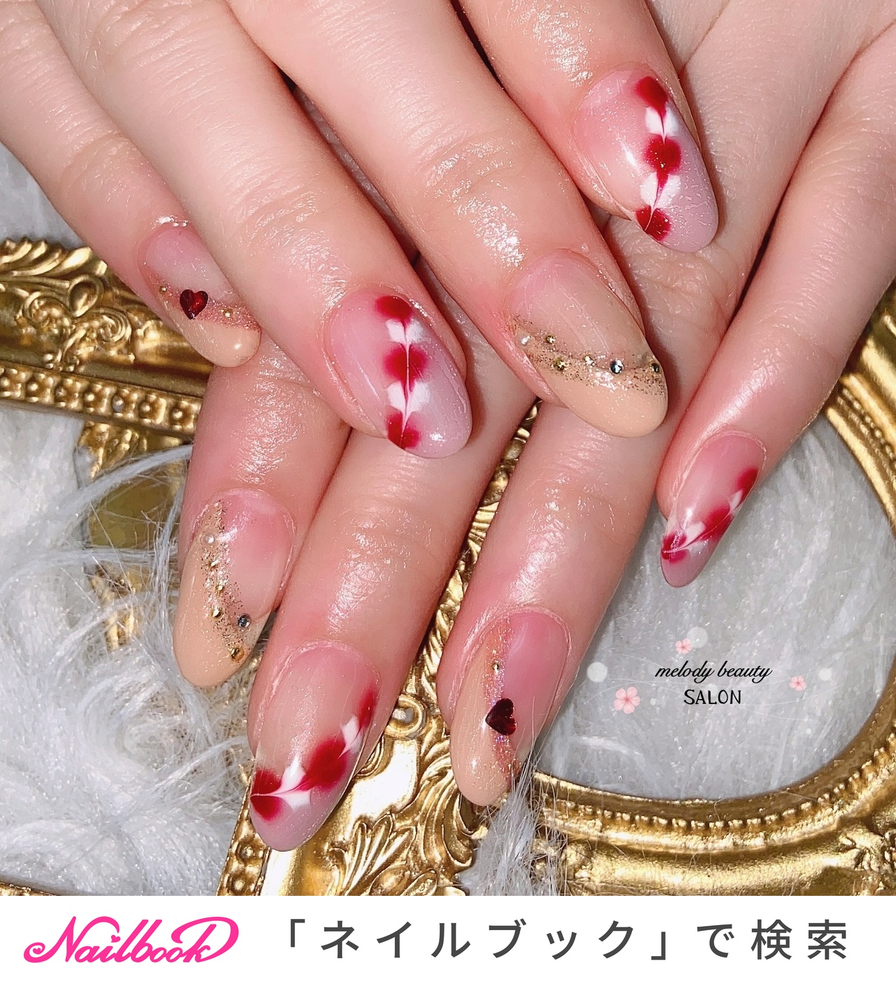 春 夏 オフィス デート ハンド メロディービューティーサロンのネイルデザイン No ネイルブック
