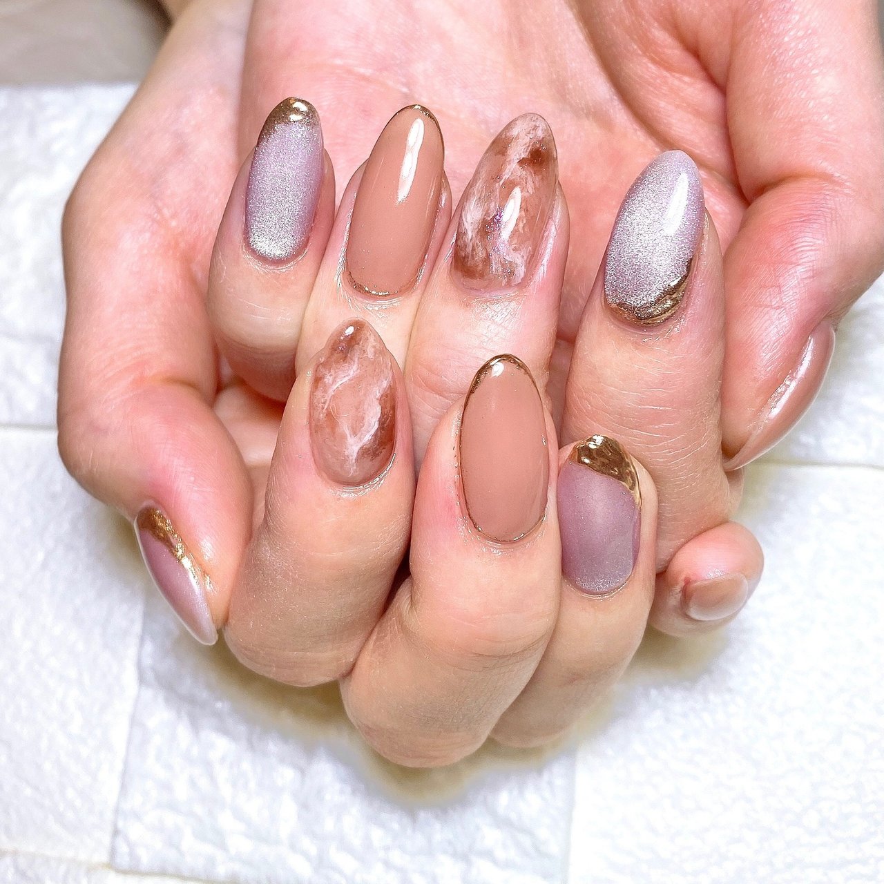 オールシーズン パーティー デート 女子会 ハンド Mainailのネイルデザイン No ネイルブック