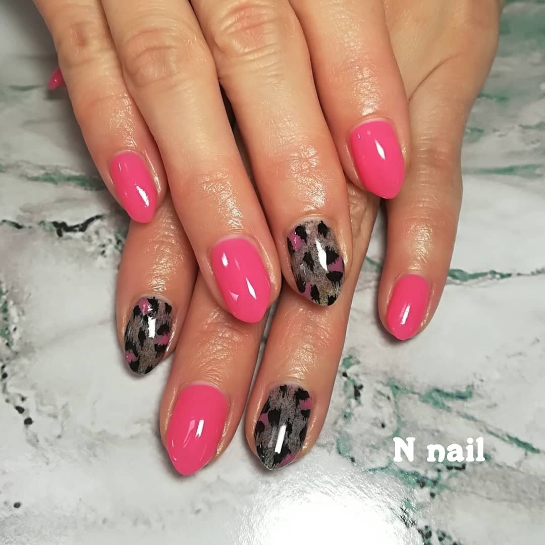 オールシーズン ハンド ワンカラー アニマル柄 レオパード N Nailのネイルデザイン No ネイルブック