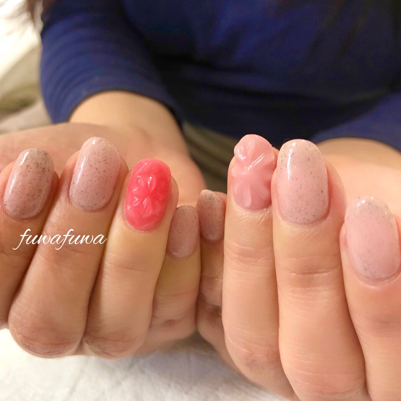 オールシーズン ハンド シンプル ワンカラー トロピカル Fuwafuwa Takakoのネイルデザイン No ネイルブック