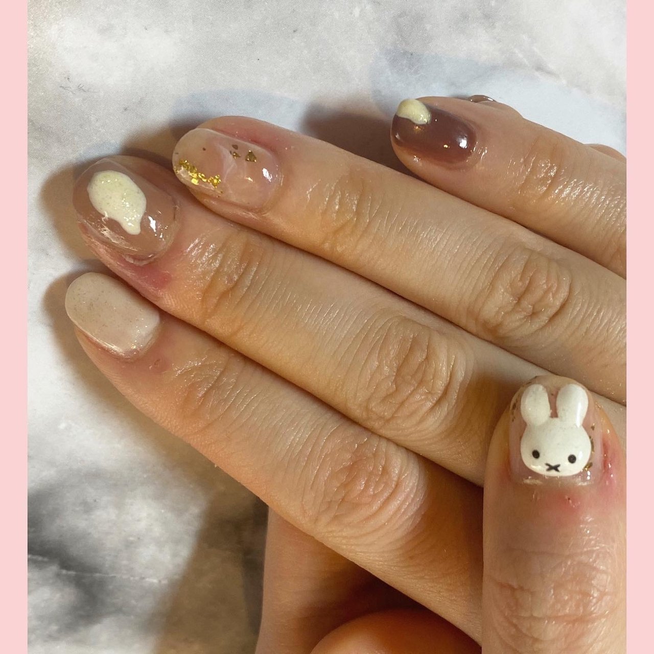 春 冬 キャラクター タイダイ ニュアンス Reiko Takeuchiのネイルデザイン No ネイルブック