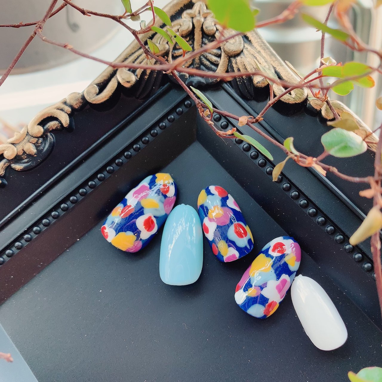 春 浴衣 デート 女子会 ハンド Ajanailのネイルデザイン No ネイルブック