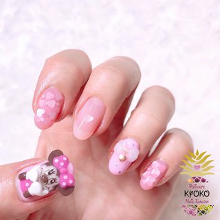 ミニーちゃんのネイルデザイン ネイルブック