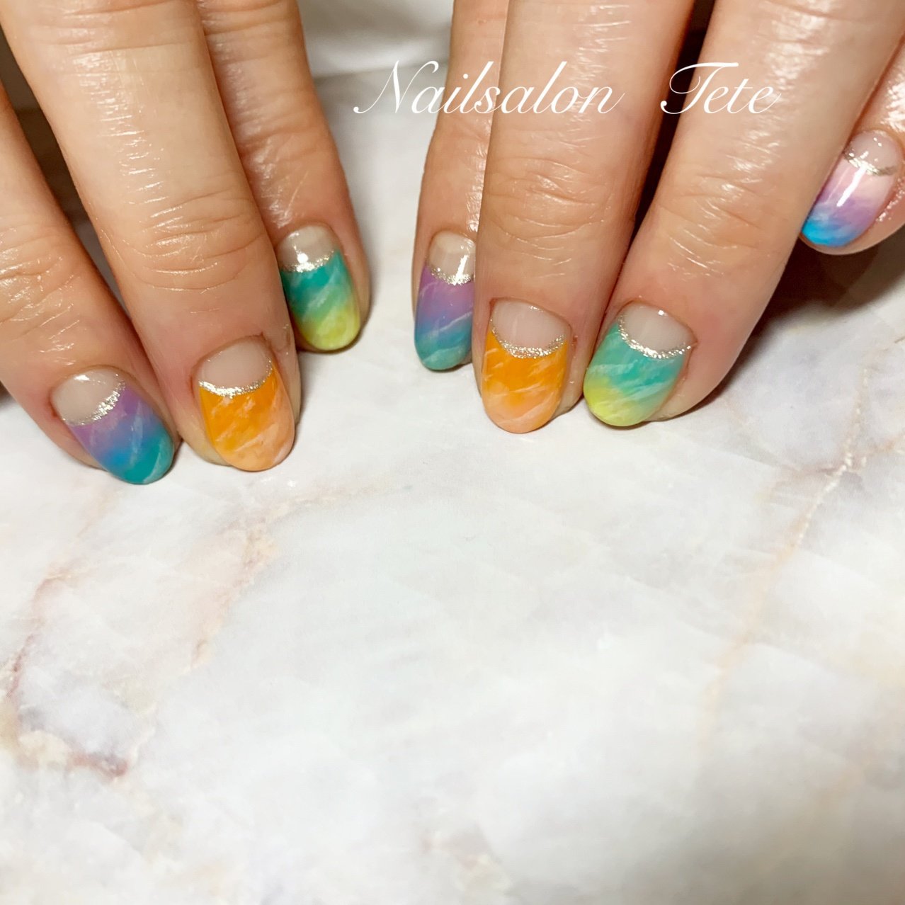 春 オールシーズン 入学式 リゾート ハンド Nailtete 駅前店のネイルデザイン No ネイルブック