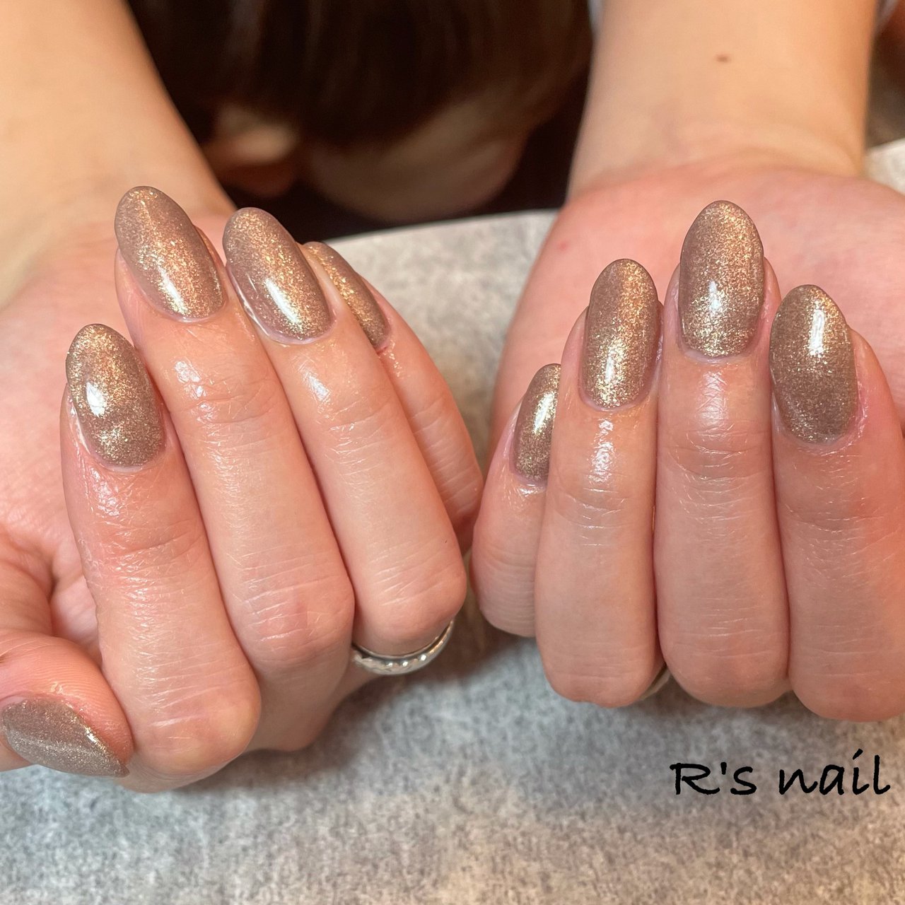 オールシーズン ハンド シンプル ラメ ワンカラー らんのネイルデザイン No ネイルブック