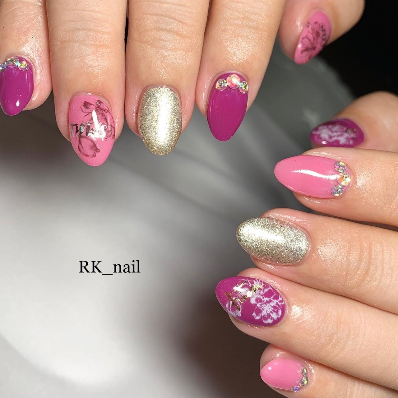 春 卒業式 入学式 ハンド ラメ Rk Nail ｱｰﾙｹｲﾈｲﾙ のネイルデザイン No ネイルブック