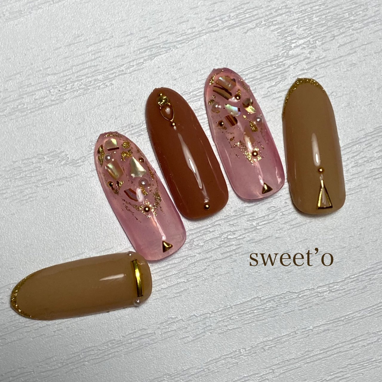 オールシーズン ハンド ワンカラー シェル パープル Sweet Oのネイルデザイン No ネイルブック