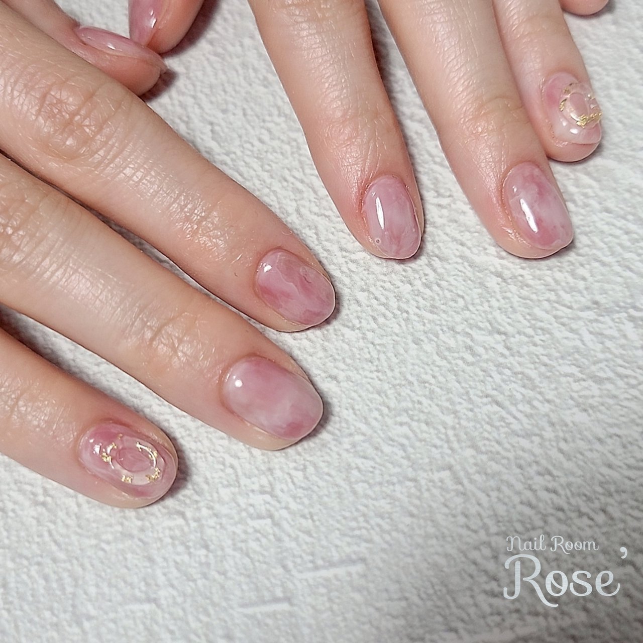 春 オールシーズン オフィス ハンド シンプル 三軒茶屋ネイルサロン Rose のネイルデザイン No ネイルブック