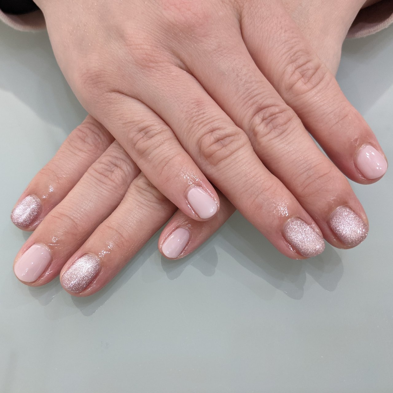 春 ハンド ワンカラー マグネット ショート Satomi Fukunagaのネイルデザイン No ネイルブック