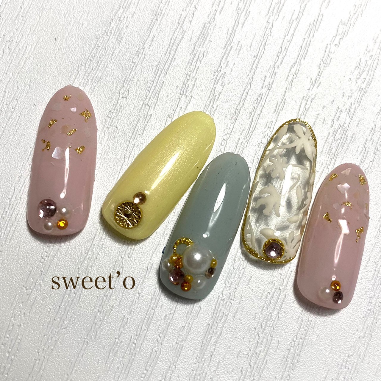 春 ハンド ワンカラー フラワー ピンク Sweet Oのネイルデザイン No ネイルブック