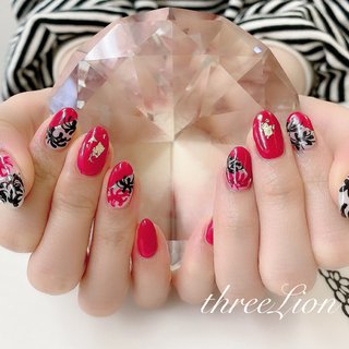 彼岸花のネイルデザイン ネイルブック