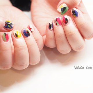 切り絵のネイルデザイン ネイルブック