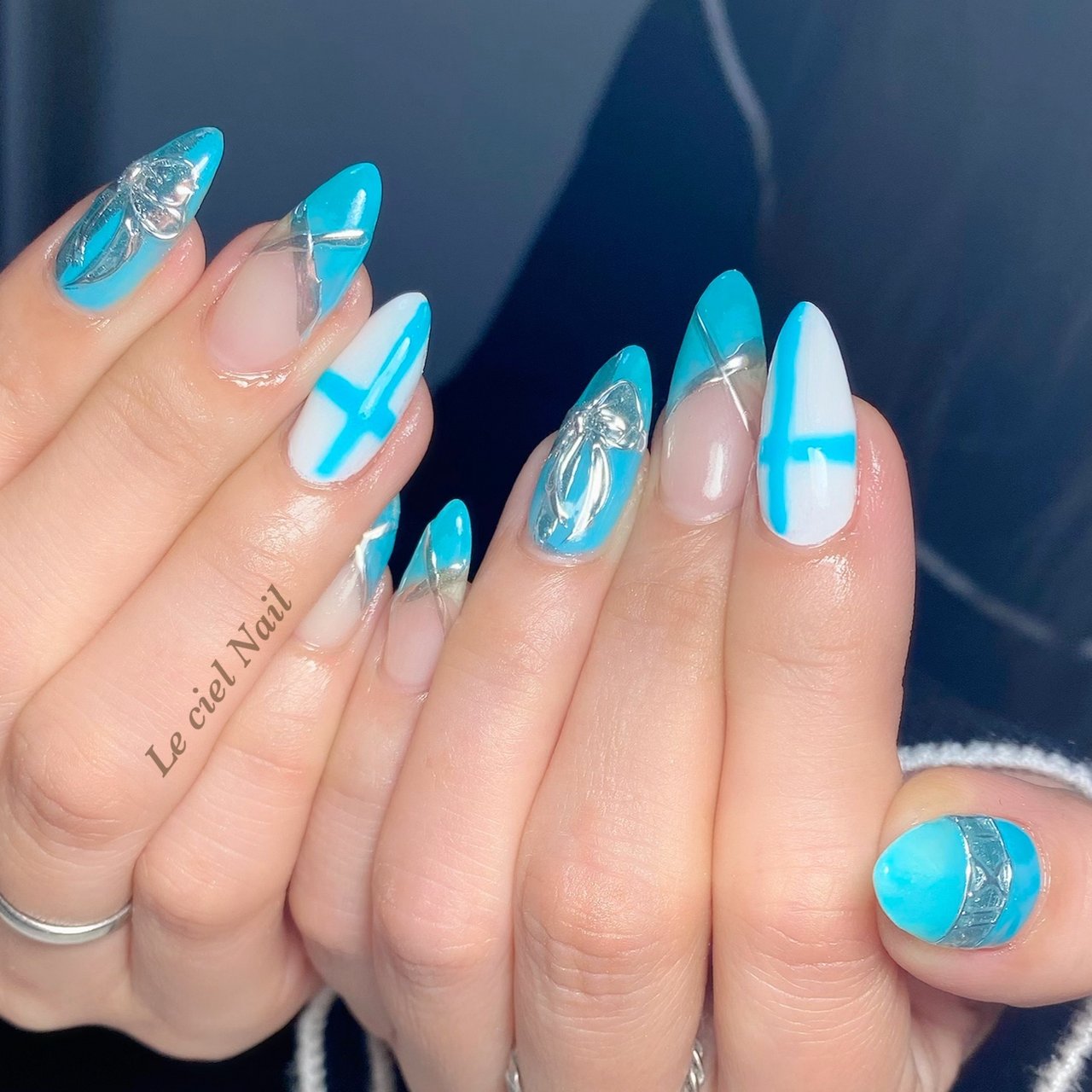 オールシーズン 入学式 ブライダル パーティー ハンド Lecielnailのネイルデザイン No ネイルブック