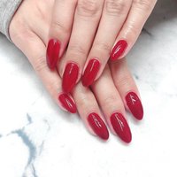 レッド 赤 かっこいいのネイルデザイン ネイルブック