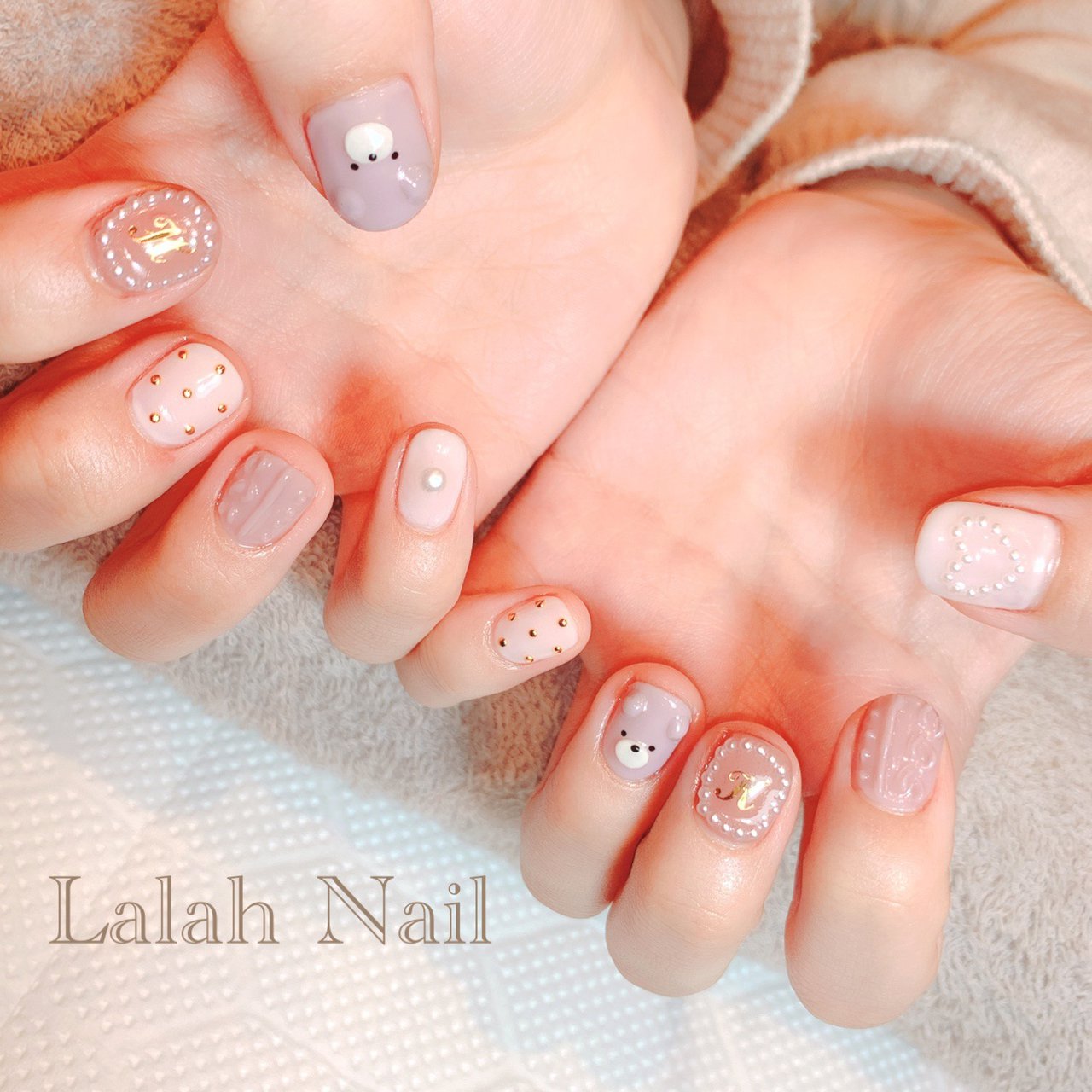 春 冬 オールシーズン ハンド シンプル Lalahnail ララァネイル のネイルデザイン No ネイルブック
