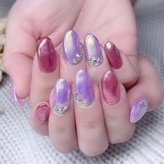 おすすめ順 濃いピンク 薄いピンクのネイルデザイン ネイルブック