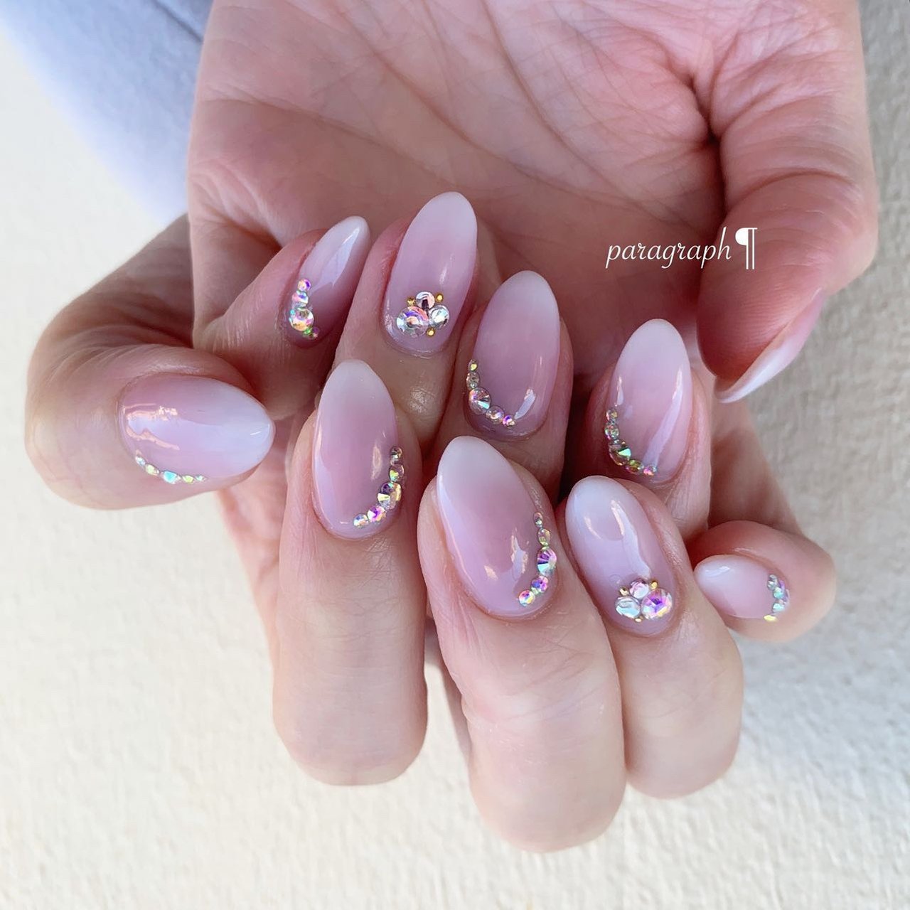 春 オールシーズン ブライダル デート ハンド パラグラフのネイルデザイン No ネイルブック