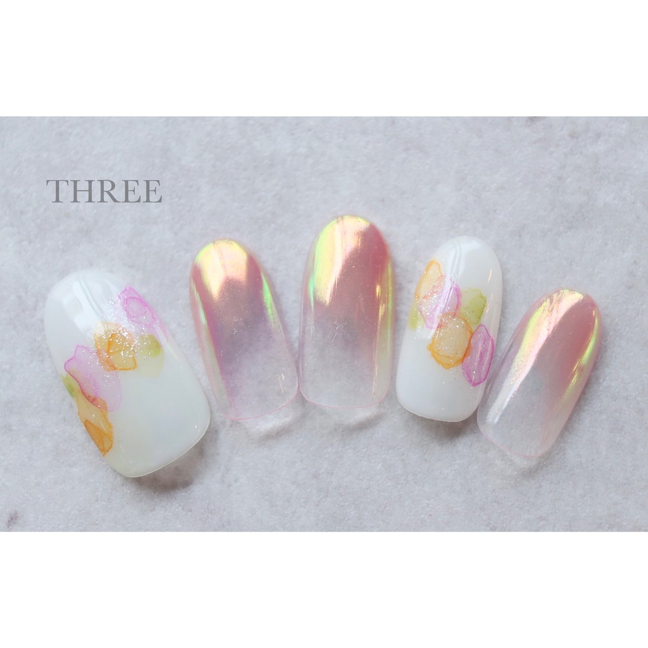 春 夏 オフィス 女子会 ハンド Three スリー 自由が丘のネイルデザイン No ネイルブック