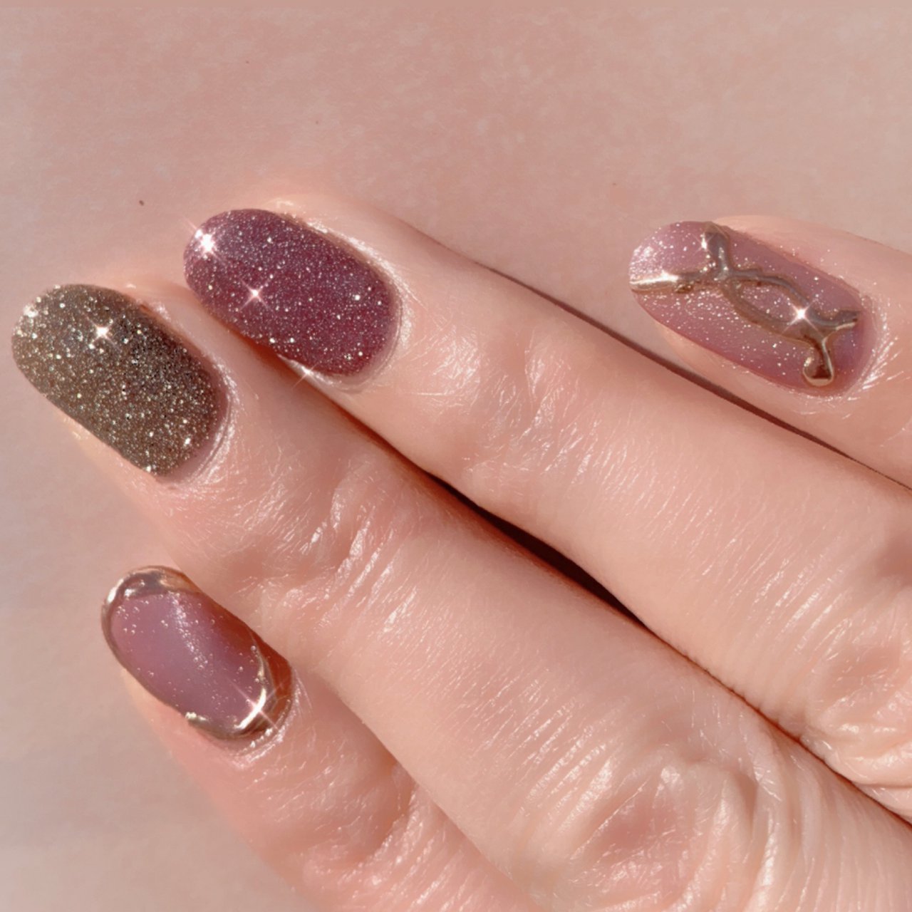 春 オールシーズン ハンド シンプル マグネット ビューティーサロンcoco 草加のネイルデザイン No ネイルブック